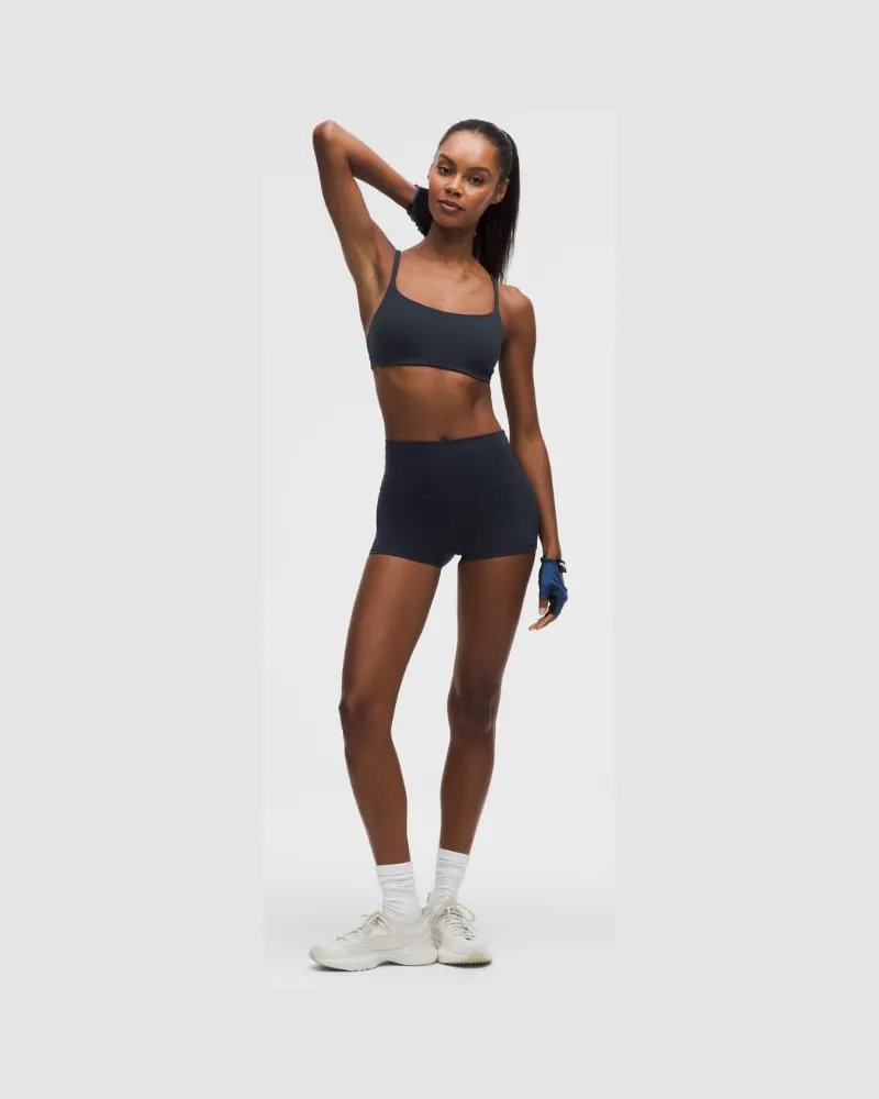LULULEMON Wunder Train Shorts mit hohem Bund für Frauen – 5 cm – Größe in True Navy True