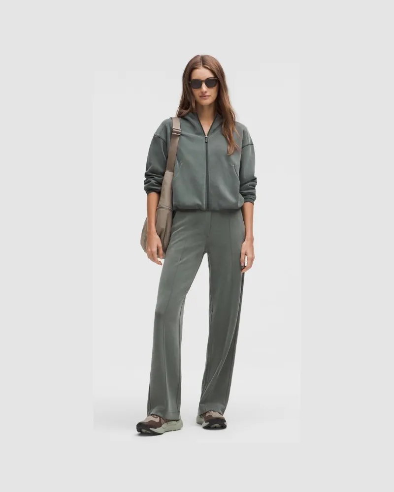 LULULEMON Faltenhose mit mittelhohem Bund aus Softstreme Regular für Frauen – Größe in Palm Deco Palm