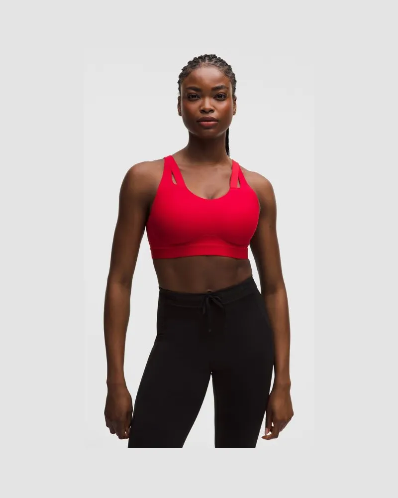 LULULEMON Levitation Sport-BH Starker Halt B–DD-Cups für Frauen – Neon – Größe Oxford