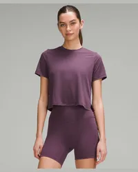 LULULEMON Ultraleichtes T-Shirt in Taillenlänge Grape