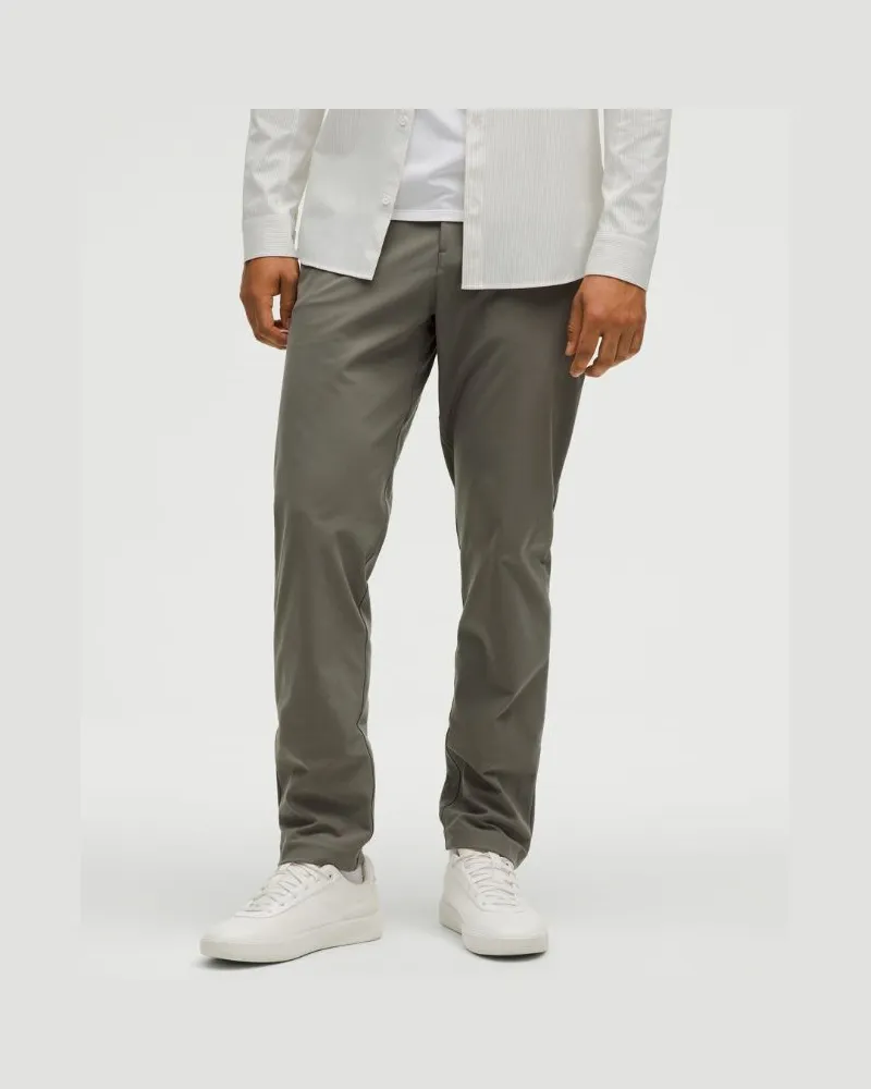 LULULEMON ABC Chinohose im Slim Fit Warpstreme für Männer – 76 cm – Größe in Grey Sage Grey