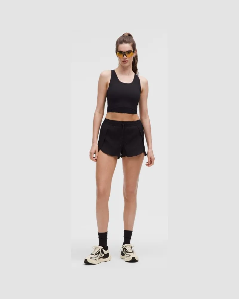 LULULEMON Negative Split Textured Run Short 2.5" für Frauen – Größe in Nightmoth Nightmoth