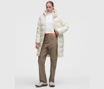 Wasserdichter Slush Hour-Daunenparka mit Füllkraft 600 für Frauen – Größe in Light Ivory