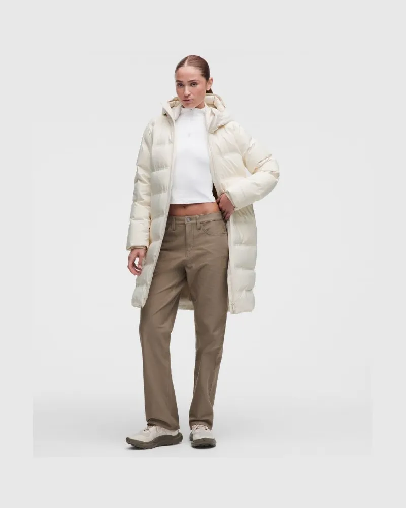 LULULEMON Wasserdichter Slush Hour-Daunenparka mit Füllkraft 600 für Frauen – Größe in Light Ivory Light