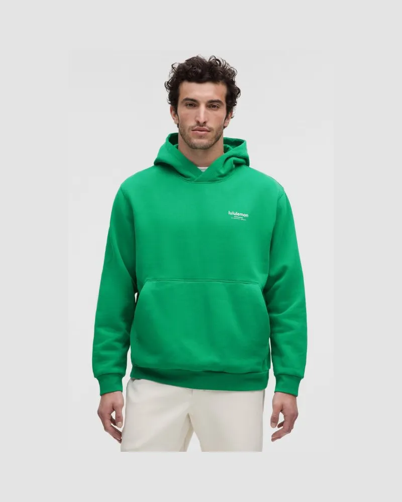 LULULEMON Steady State Hoodie Grafik für Männer – Größe in Raceway Green Raceway
