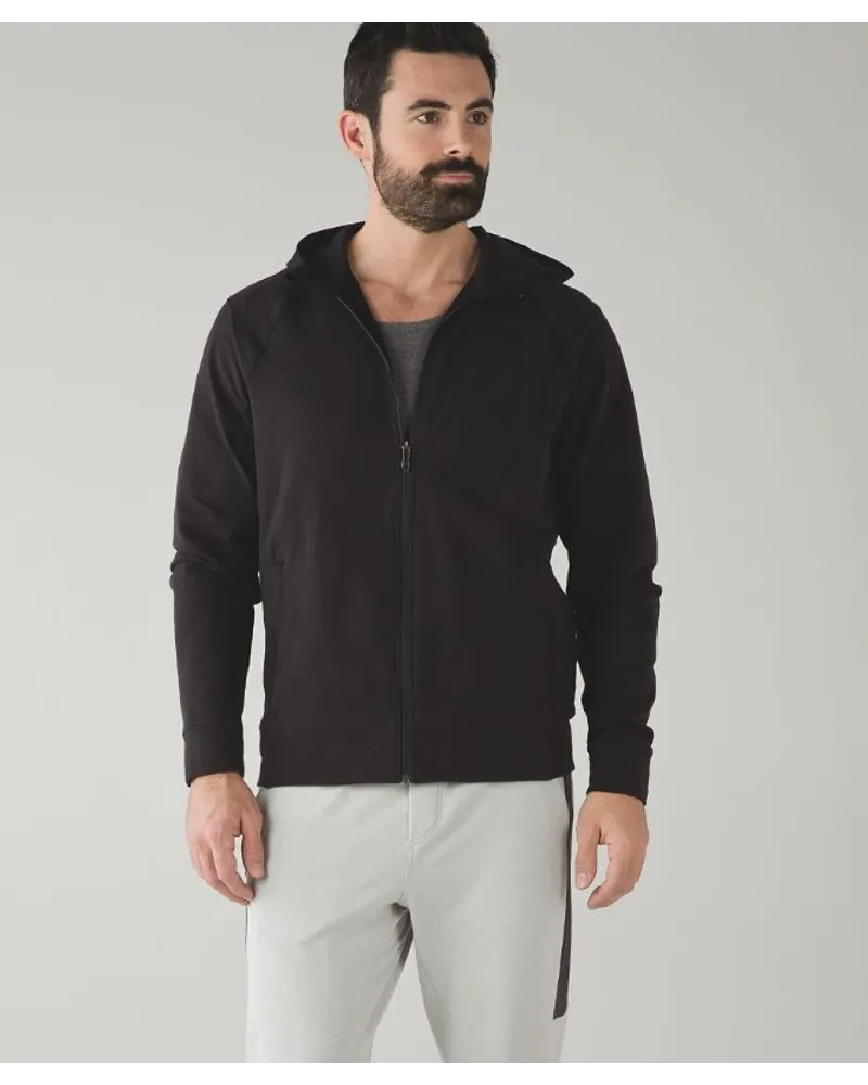 LULULEMON City Sweat Pullover Hoodie aus French-Terry Black