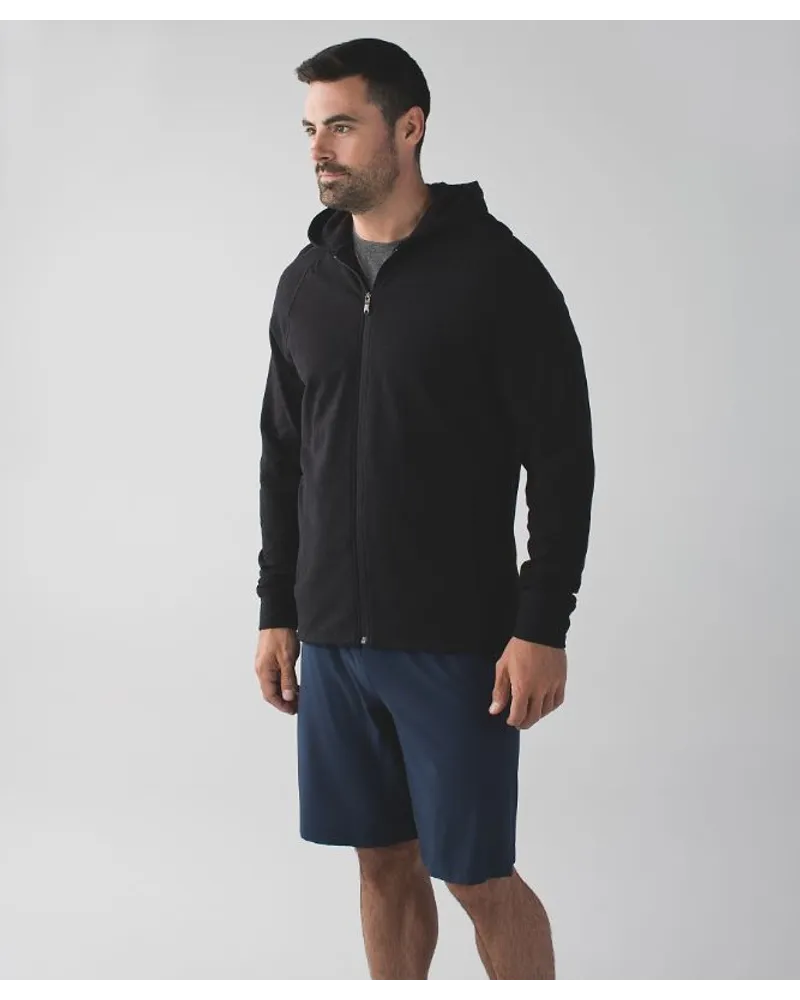 LULULEMON City Sweat Pullover Hoodie aus French-Terry Black