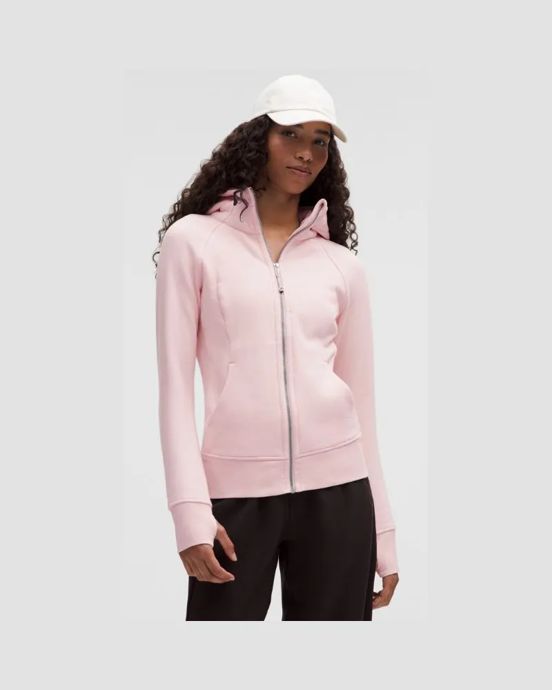 LULULEMON Scuba-Hoodie mit durchgehendem Reißverschluss für Frauen – Größe in Blissful Pink Blissful