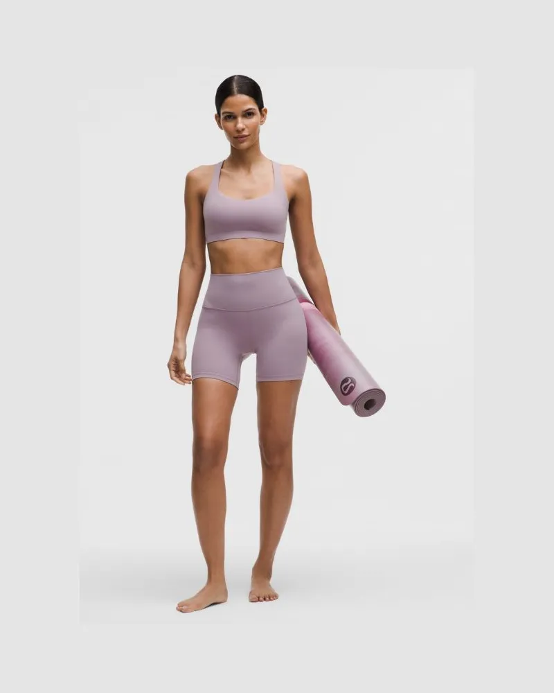 LULULEMON Align Shorts mit hohem Bund für Frauen – 15 cm – Größe in Lotus Lavender Lotus