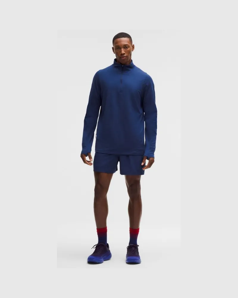 LULULEMON Pace Breaker Shorts ohne Liner für Männer – 13 cm – Größe in Clubhouse Blue Clubhouse