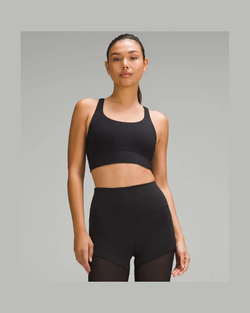 LULULEMON Energy BH lang für Frauen – Größe in Black Black