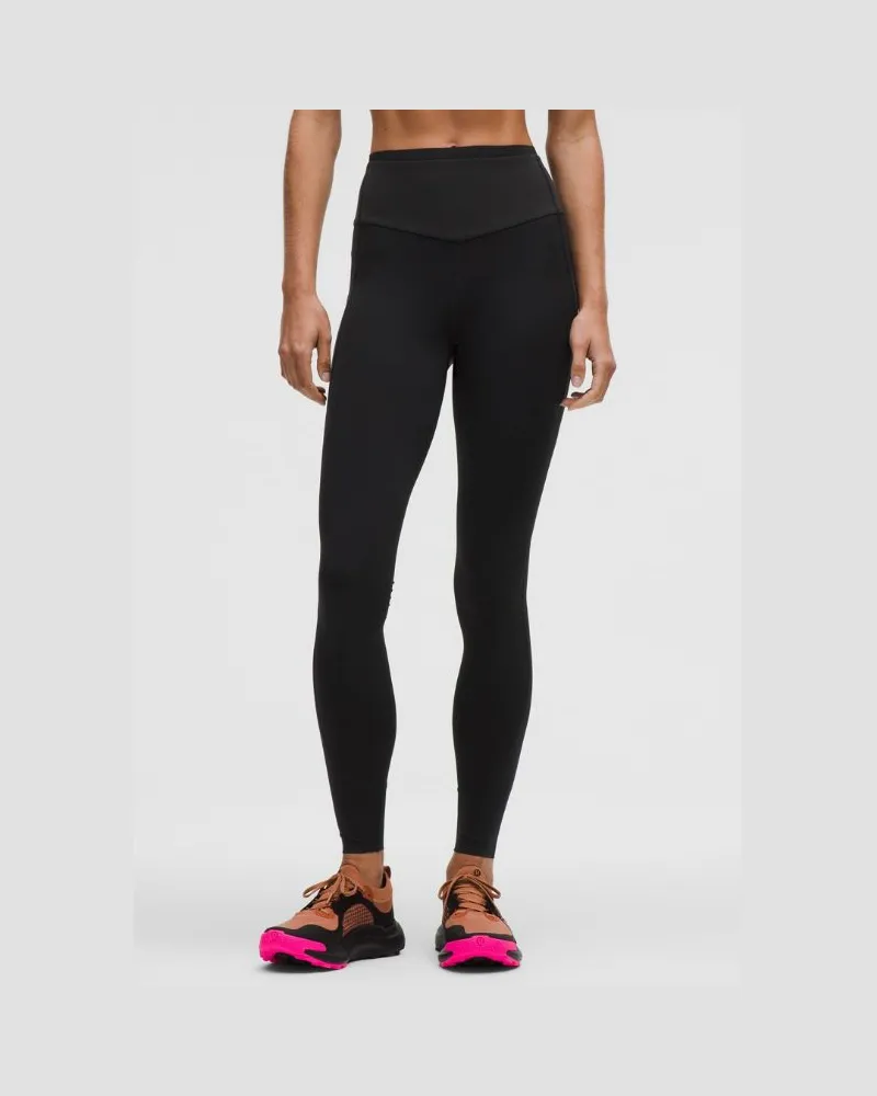 LULULEMON Go Further Lauf-Leggings mit hohem Bund für Frauen – 71 cm – Größe in Black Black