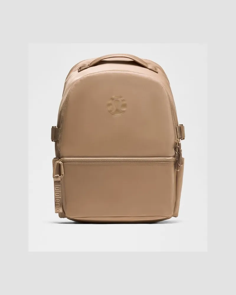 LULULEMON New Crew Rucksack L Khaki – Größe Sandbraun