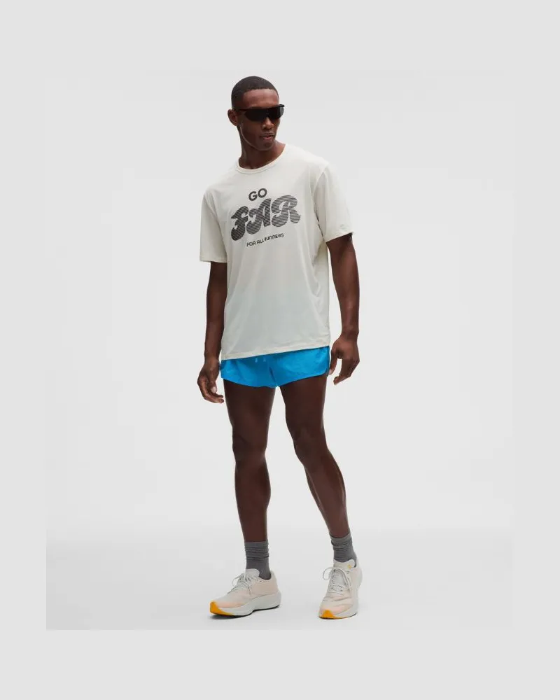 LULULEMON Fast and Free-Shorts mit Liner und Saumschlitz es Design für Männer – 8 cm – Größe in Luminous Aqua Luminous