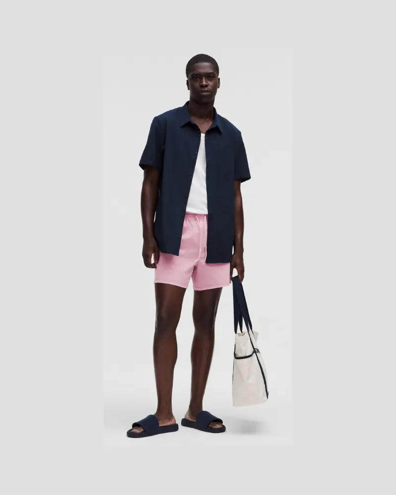 LULULEMON Badeshorts ohne Liner Gefärbtes Material für Männer – 13 cm – Größe in Dilute Wash Rose Mellow Dilute