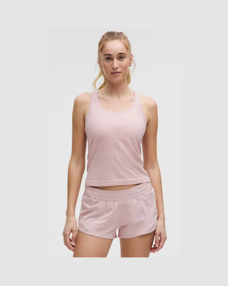 LULULEMON Swiftly Tech Tanktop mit Racerback 2.0 Taillenlänge für Frauen – Größe in Pink Haze Pink