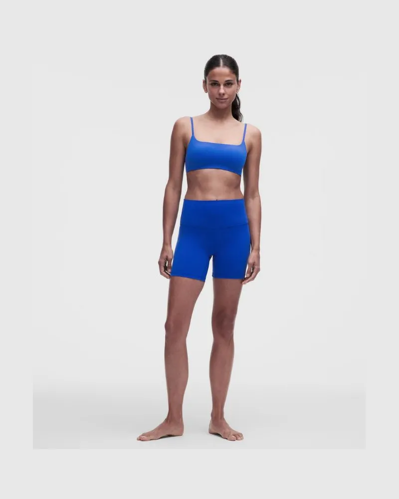 LULULEMON Align Shorts mit hohem Bund für Frauen – 15 cm – Größe in Beach Ball Blue Beach