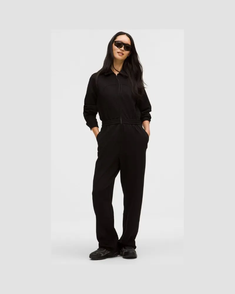 LULULEMON Ponte-Jumpsuit im Relaxed Fit SLNSH Kollektion für Frauen – Größe in Black Black