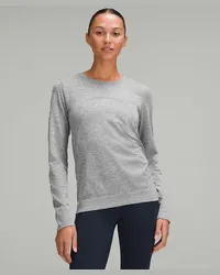 LULULEMON Swiftly Langarmshirt im Relaxed Fit Hüftlänge Slate