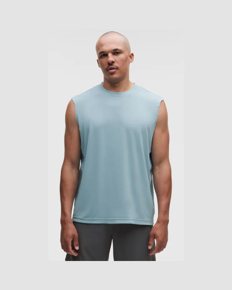 LULULEMON EasySet Ärmelloses Trainings-T-Shirt Grafik für Männer – Größe in Seafoam Seafoam