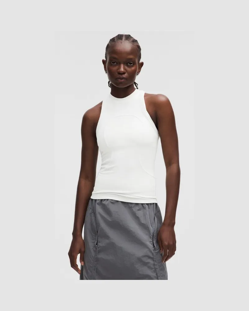LULULEMON Tanktop aus geripptem Modal SLNSH Kollektion für Frauen – Größe in Light Vapor Light