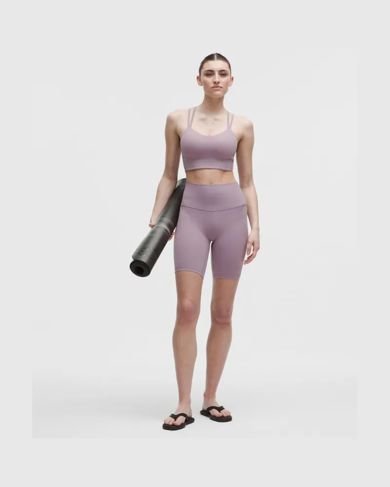 LULULEMON Align Shorts mit hohem Bund für Frauen – 20 cm – Größe in Lotus Lavender Lotus