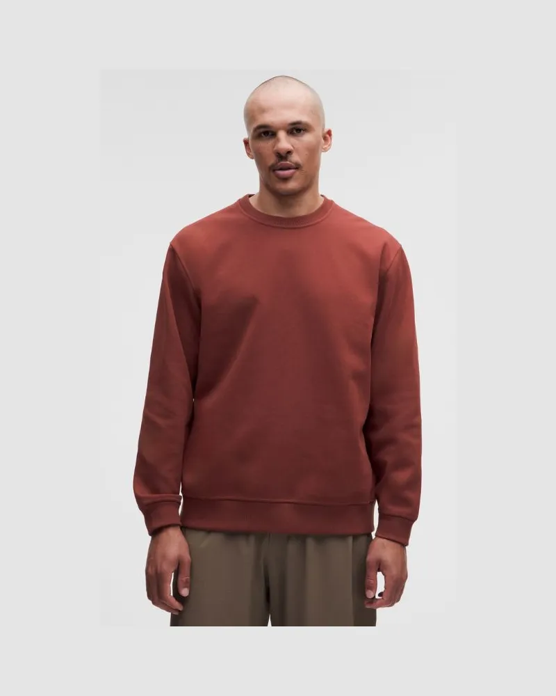 LULULEMON Grand Standard Langarmshirt für Männer – Größe in Cranberry Charm Cranberry