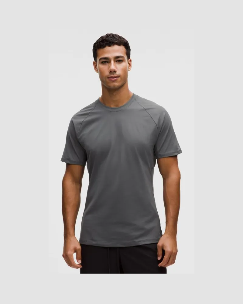 LULULEMON Repper Short-Sleeve Shirt für Männer – Größe in Onyx Grey Onyx
