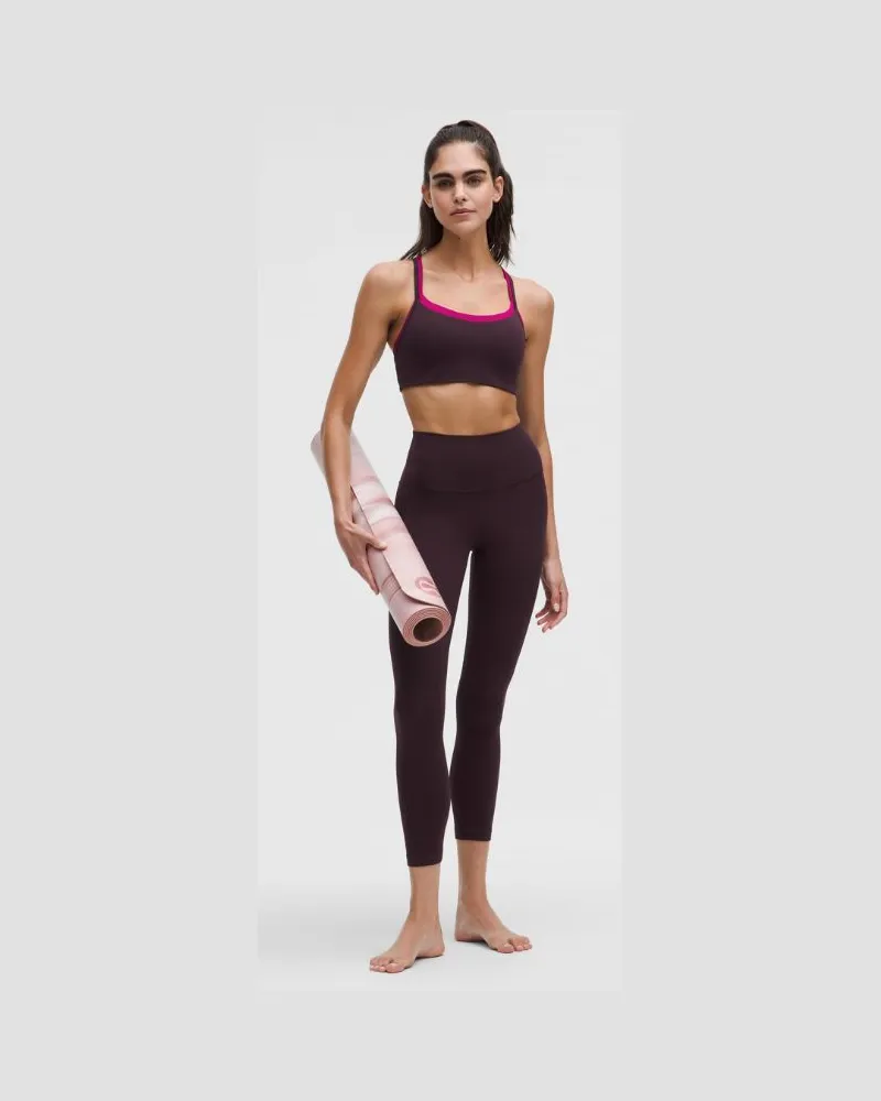 LULULEMON Align No Line Hose mit hohem Bund für Frauen – 64 cm – Größe in Black Plum Black