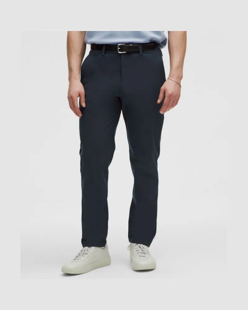 LULULEMON ABC Chinohose im Classic Fit Warpstreme für Männer – 76 cm – Größe in True Navy True