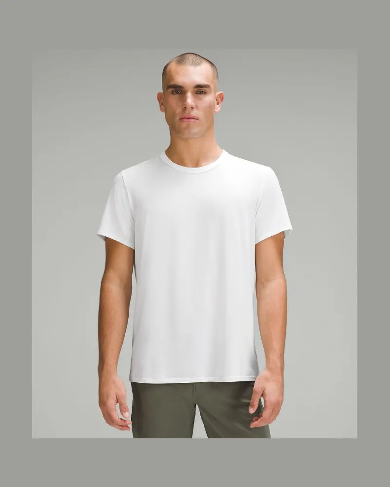 LULULEMON Fundamental T-Shirt für Männer – Größe in White White