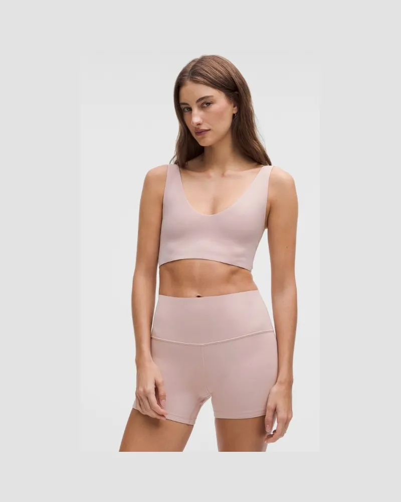 LULULEMON Bend This BH mit quadratischem und U-Ausschnitt Leichter Halt A–C-Cups für Frauen – Größe in Mink Berry Mink