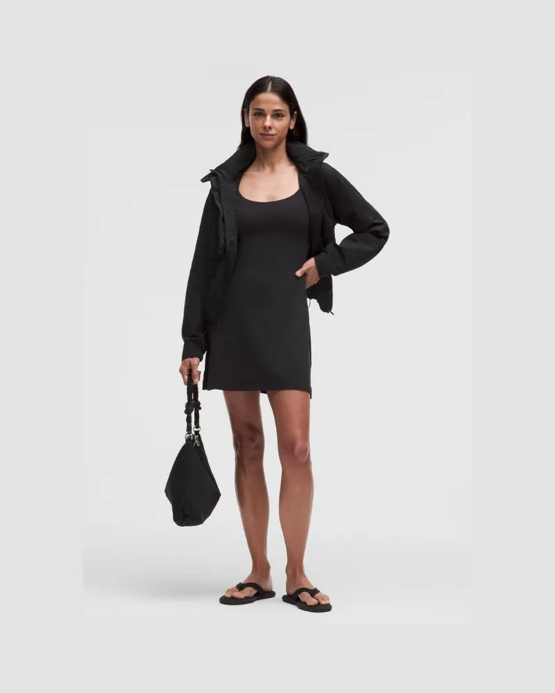 LULULEMON Flow Y Kleid Leichter Halt für B/C-Cups für Frauen – Größe in Black Black