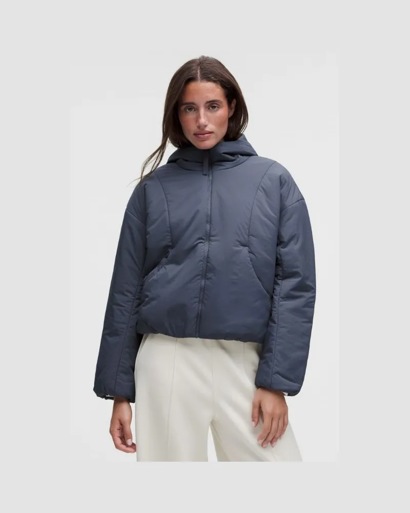 LULULEMON Isolierter ThermoZen-Hoodie für Frauen – Größe in Dusty Diamond Dusty