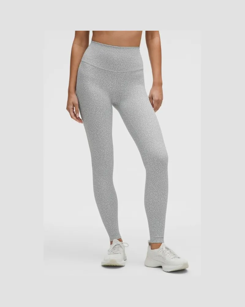 LULULEMON Wunder Train Leggings mit hohem Bund für Frauen – 71 cm – Größe in Leopard Daisy Starlight Multi Leopard