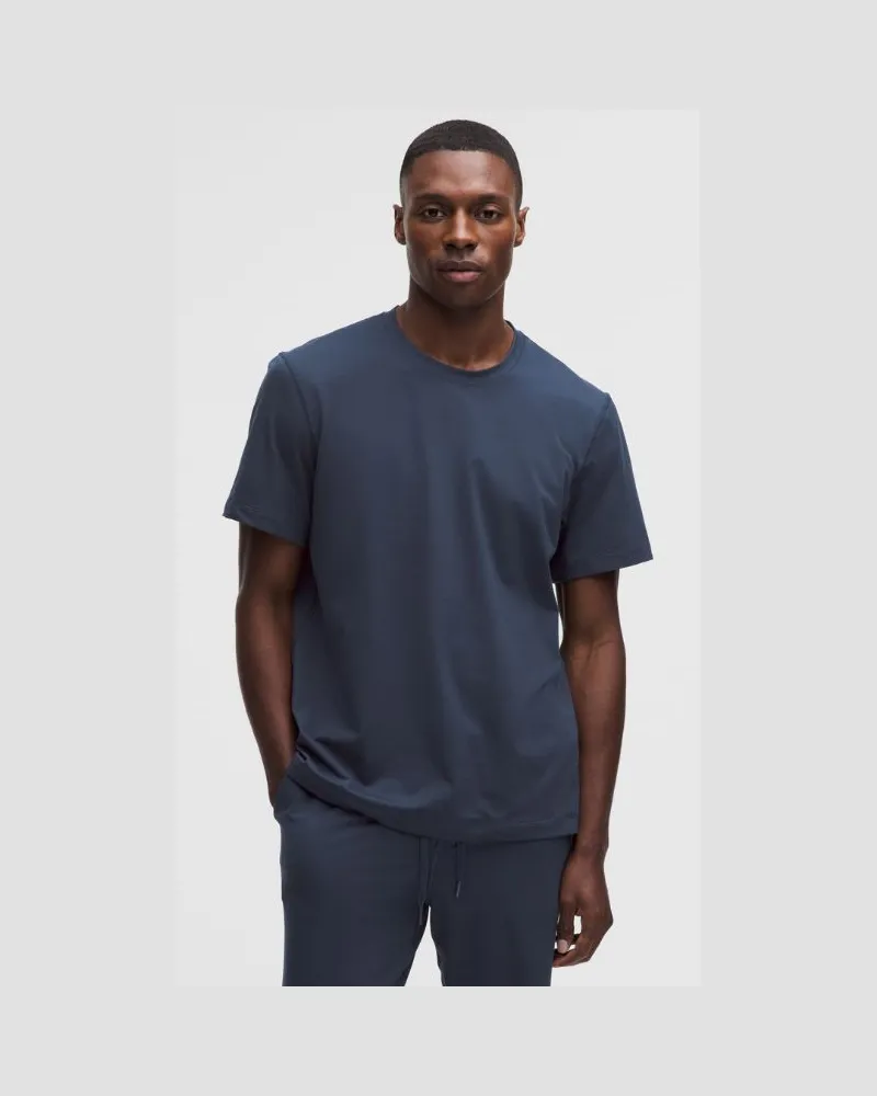 LULULEMON Soft Jersey Kurzarmshirt für Männer – Größe in Club Blue Club