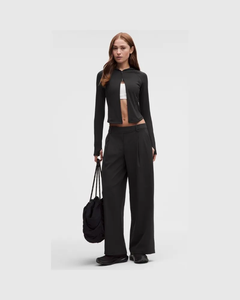 LULULEMON Daydrift-Hose mit niedrigem Bund und extra weitem Bein Standard für Frauen – Größe in Schwarz Schwarz