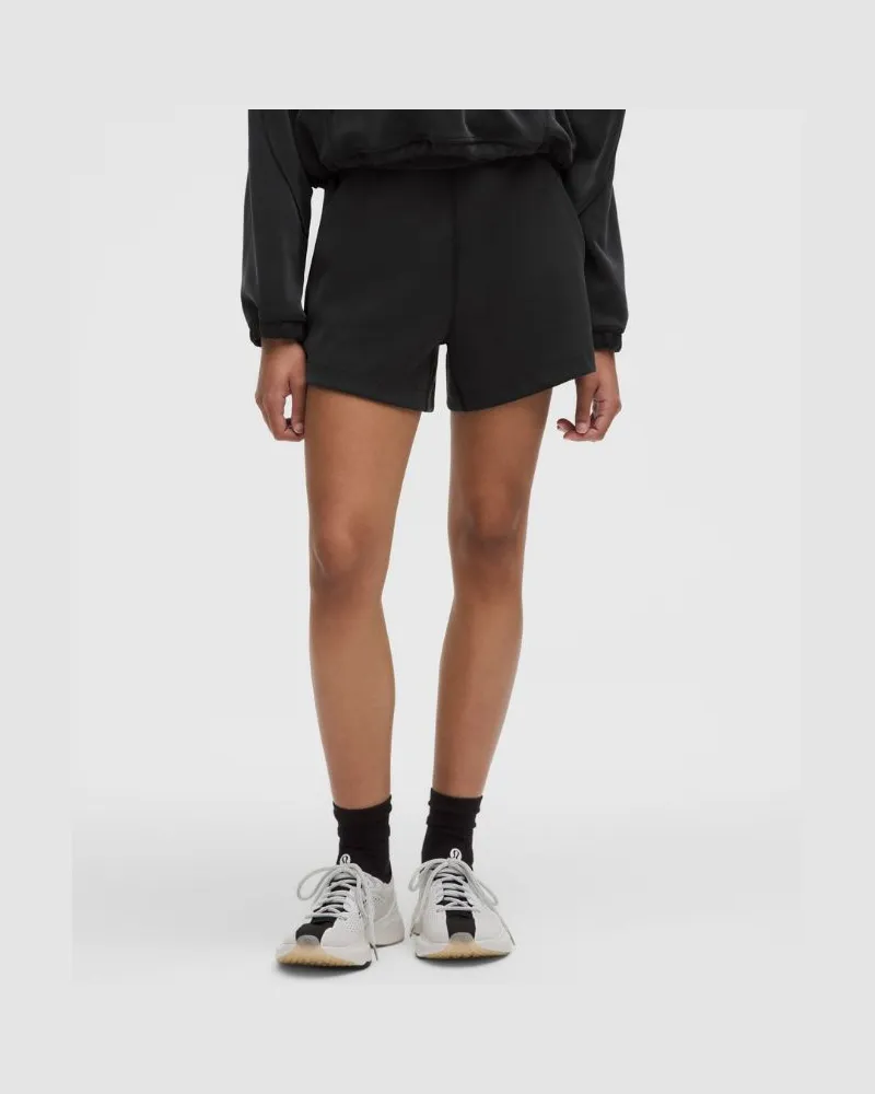 LULULEMON Softstreme Shorts mit hohem Bund für Frauen – 10 cm – Größe in Black Black