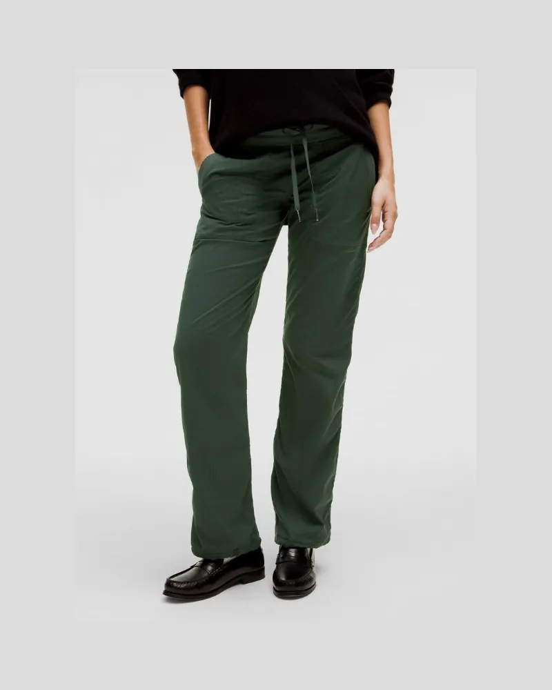 LULULEMON Dance Studio Hose mit mittelhohem Bund Volle Länge für Frauen – Größe in Legacy Green Legacy