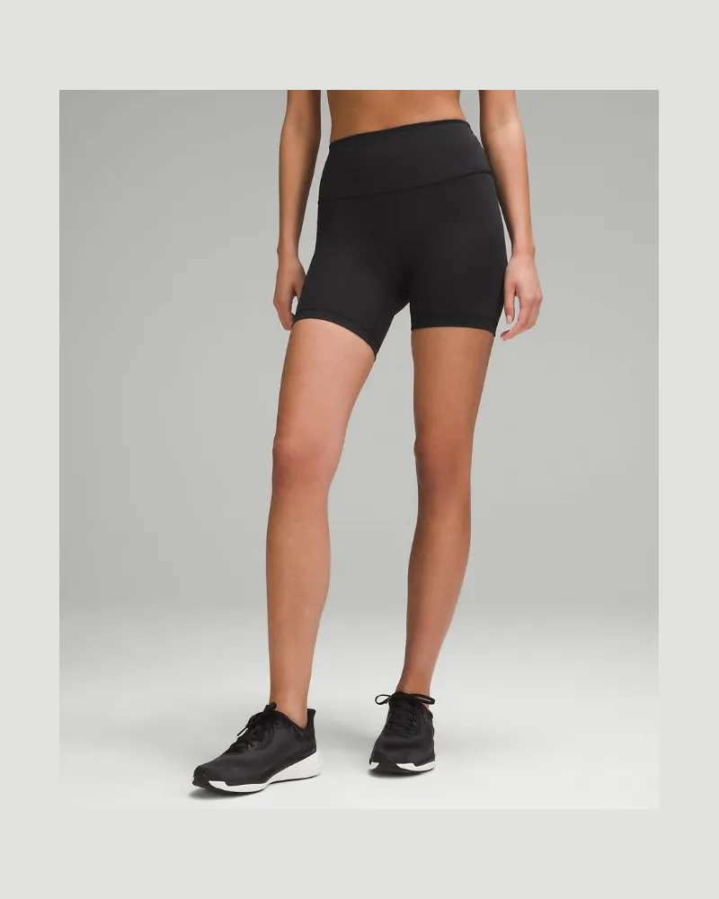 LULULEMON Wunder Train Shorts mit hohem Bund für Frauen – 15 cm – Größe in Black Black