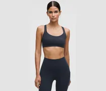 FlexyFlex Yoga-BH mit überkreuzten Trägern Leichter Halt für A-C Cups für Frauen – Größe in True Navy