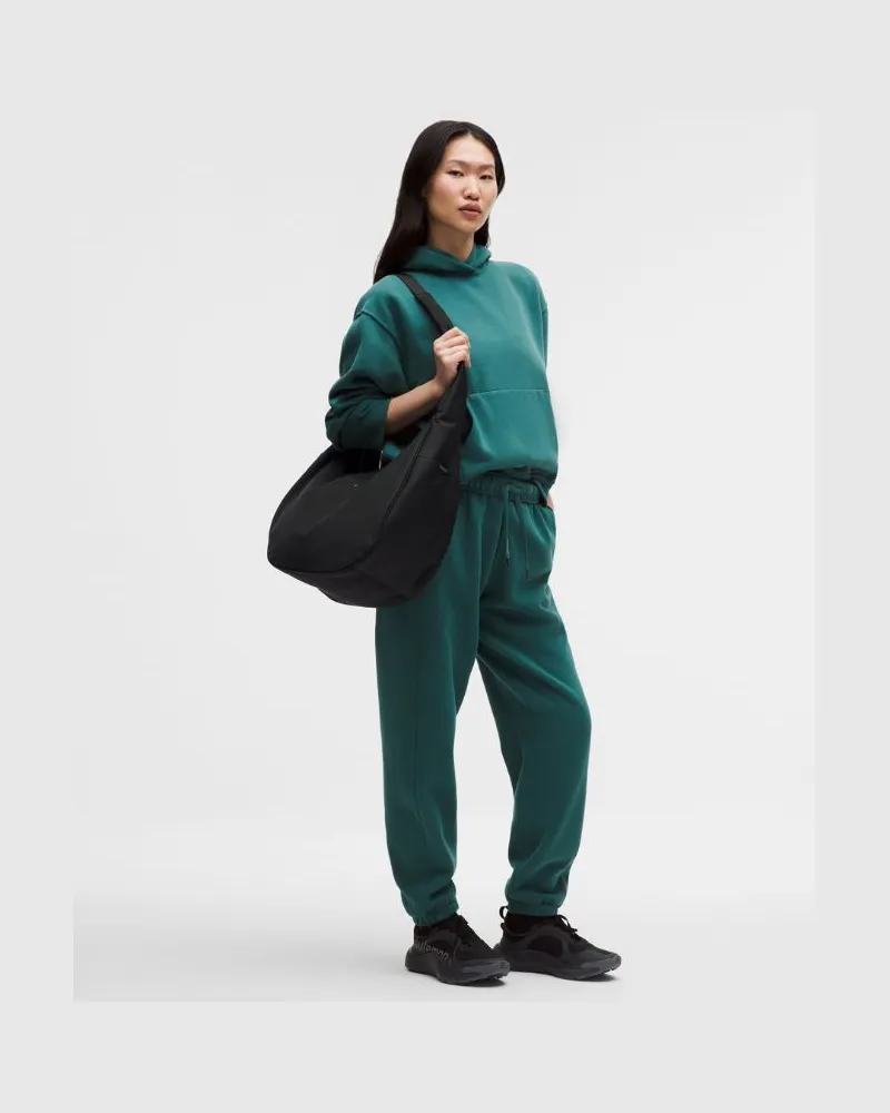 LULULEMON City Essentials Oversized-Schultertasche 18 L in Black/Silver Black