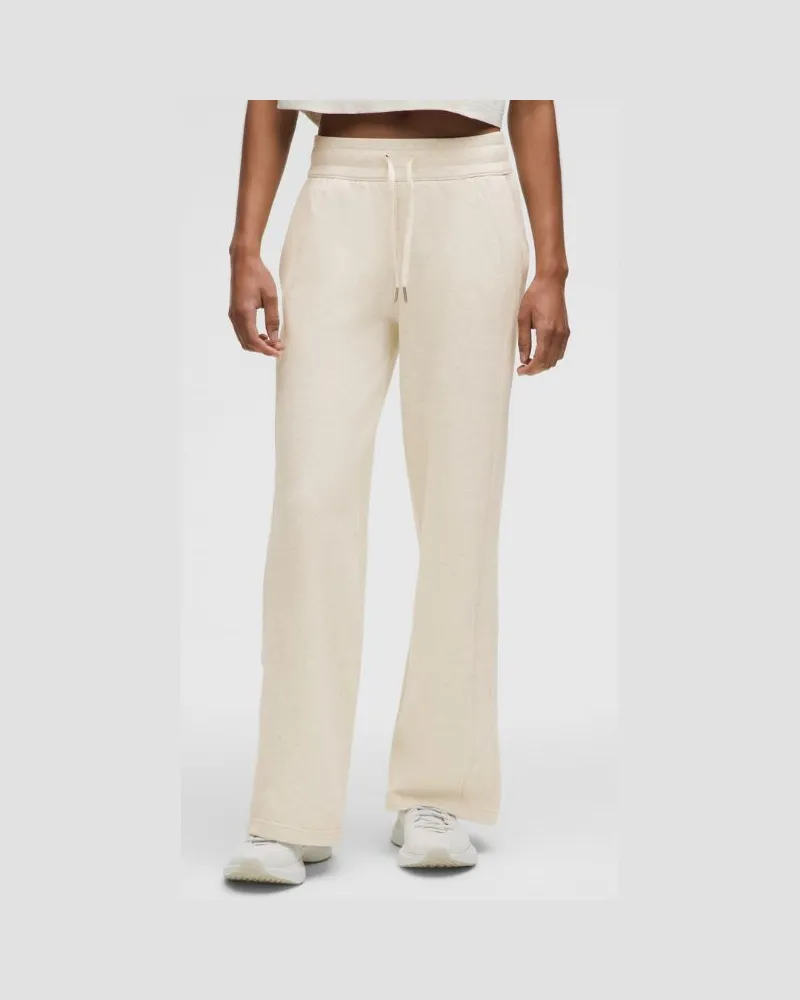 LULULEMON Scuba Hose mit weitem Bein und mittelhohem Bund Regular für Frauen – Größe in Heathered Light Ivory Heathered
