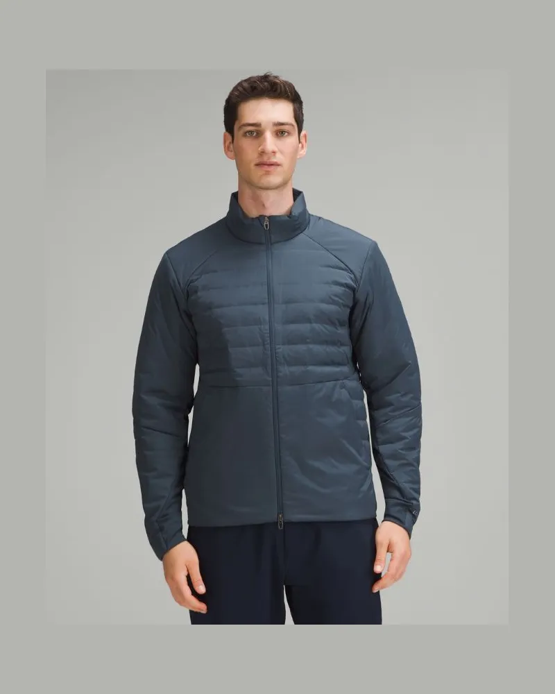 LULULEMON Down for It All Daunenjacke mit Füllkraft 700 für Männer – Größe in Shale Blue Shale