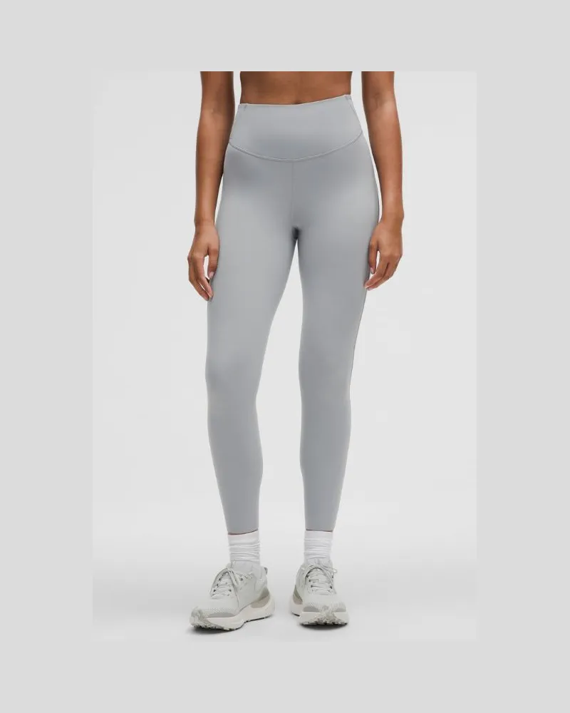 LULULEMON Base Pace Laufleggings mit hohem Bund für Frauen – 63,5 cm – Größe in Rhino Grey Rhino