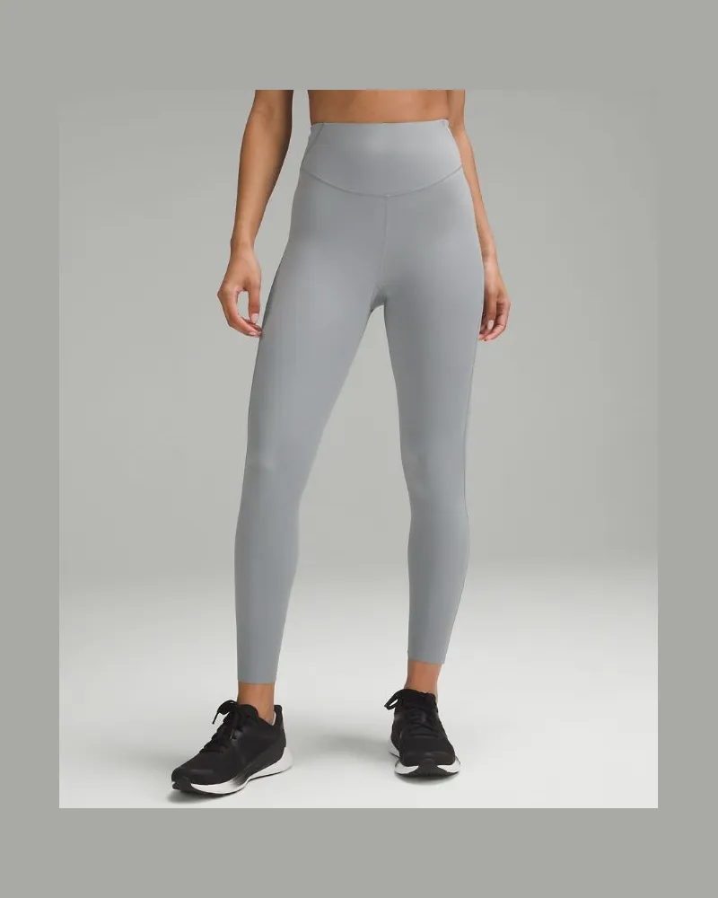 LULULEMON Base Pace Laufleggings mit hohem Bund für Frauen – 63,5 cm – Größe in Rhino Grey Rhino