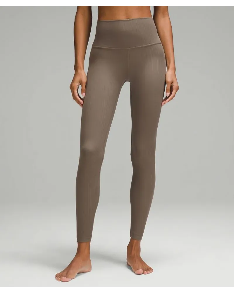 LULULEMON Align Gerippte Hose mit hohem Bund Nomad