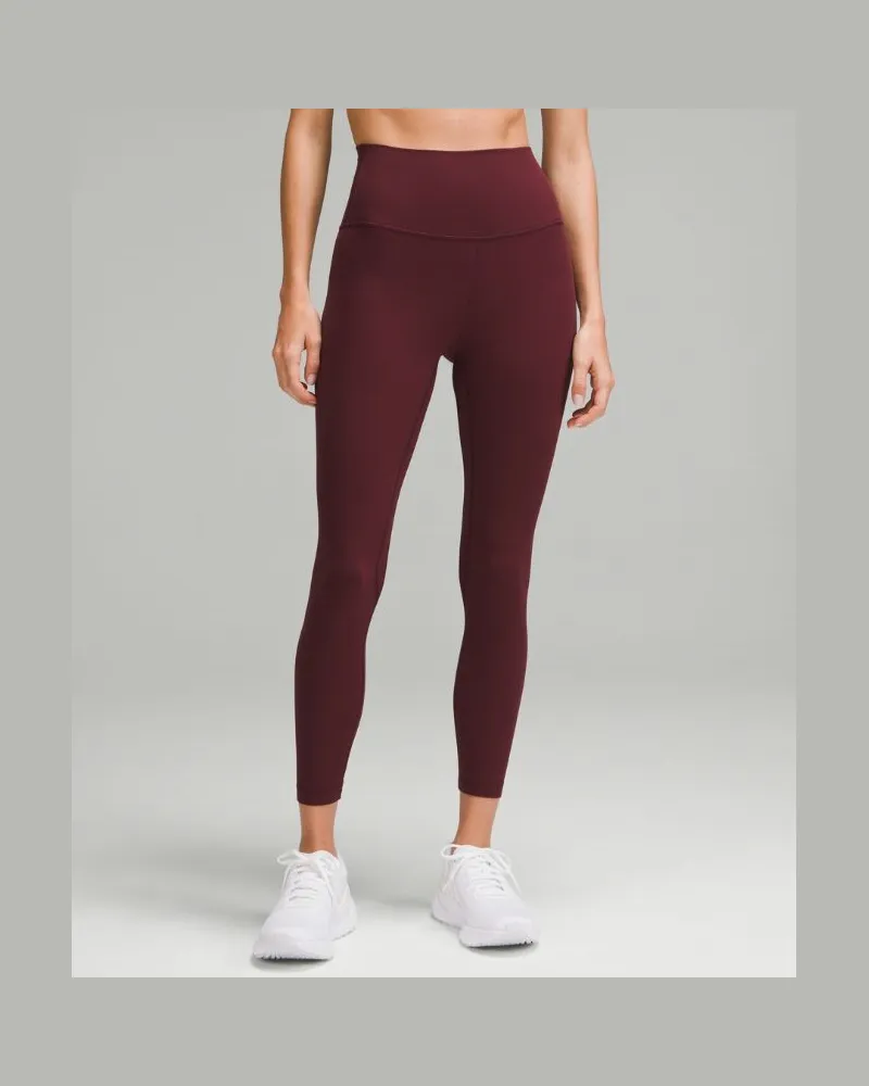 LULULEMON Align Hose mit hohem Bund für Frauen – 63,5 cm – Größe in Garnet Garnet