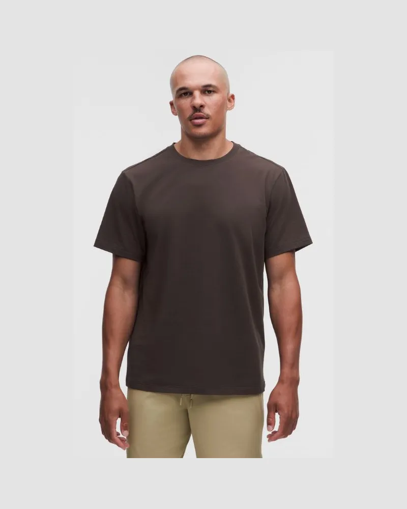 LULULEMON Zeroed In Kurzarmshirt für Männer – Größe in Mahogany Muse Mahogany