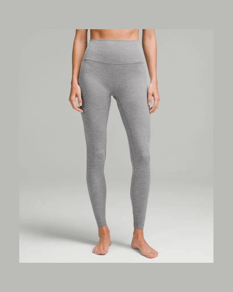 LULULEMON Align Leggings mit hohem Bund für Frauen – 71 cm – Größe in Heathered Core Medium Grey Heathered